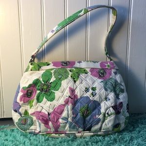 Butterfly print hand bag